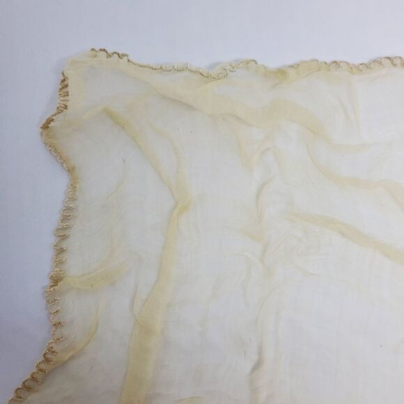 Vintage Tan Handkerchief  - Picture 10 of 10